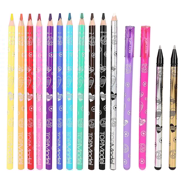 Produktbilde 4 for Designbok med Fargepenner TOPModel