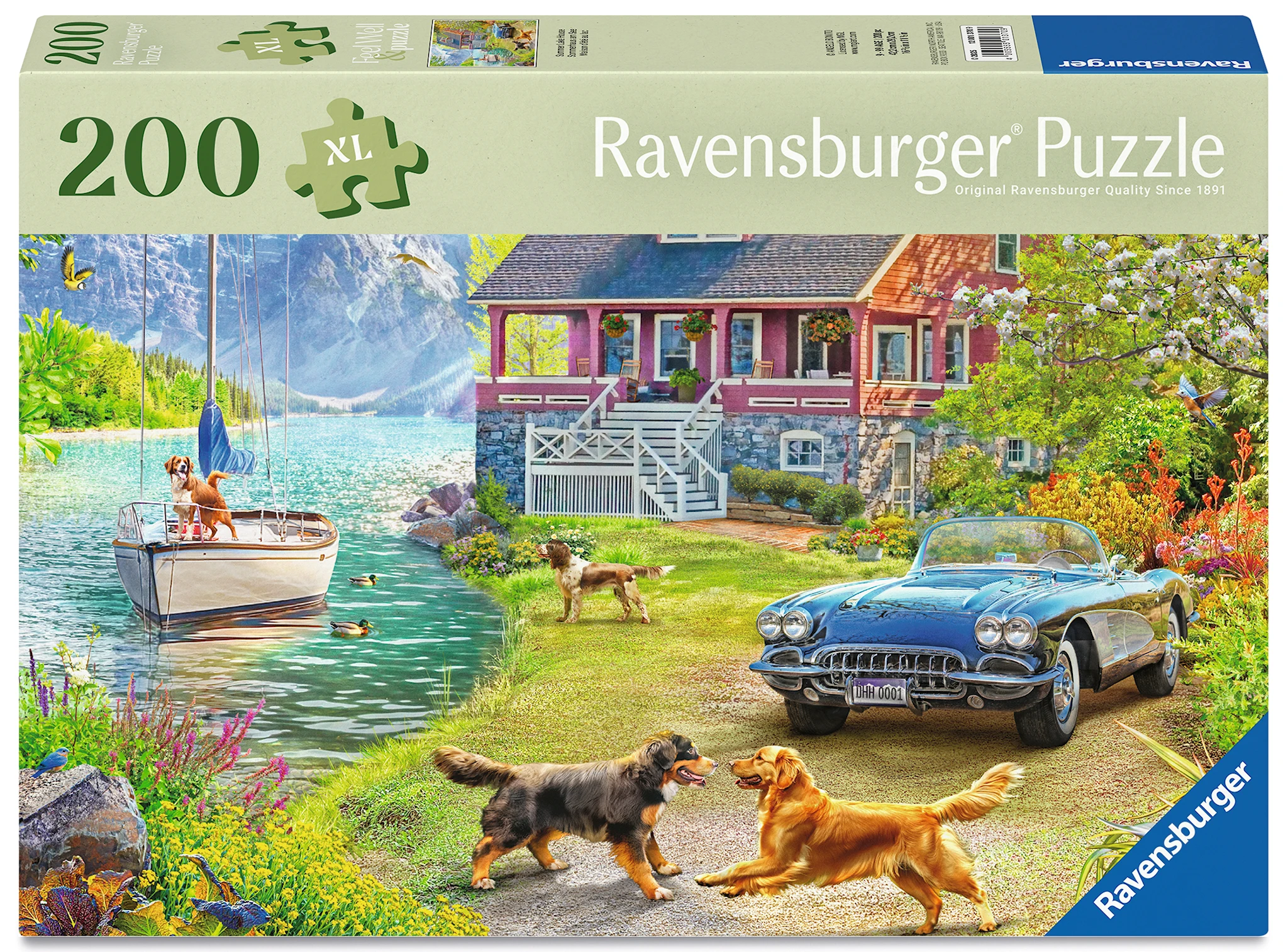 Tuotekuva ille Kesäinen Järvitalo 200 XXL-palaa, Ravensburger