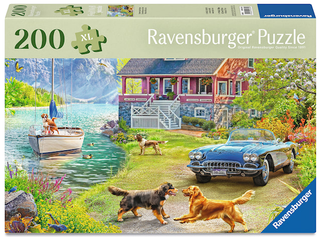 Tuotekuva 1 - Kesäinen Järvitalo 200 XXL-palaa, Ravensburger