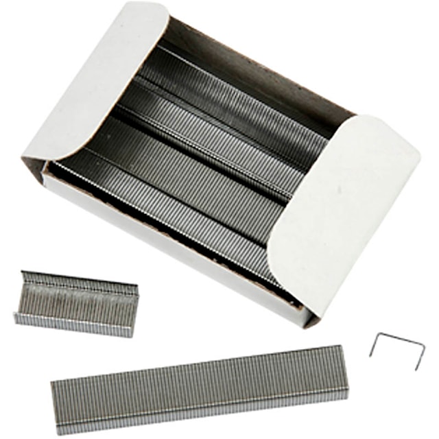 Stiftekramper , nr. 6/4, B: 6 mm, 10x1000 stk./ 1 pk.