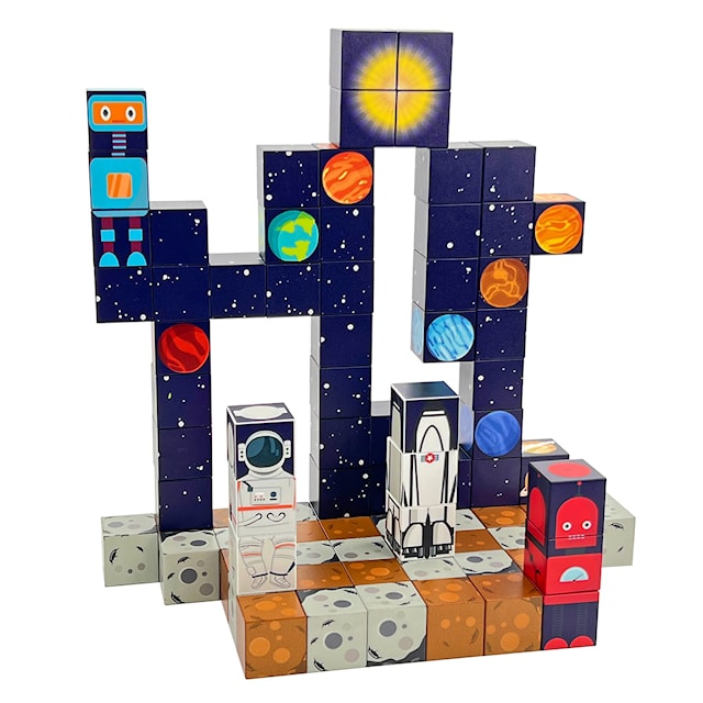 Tuotekuva 2 - Magneettiset rakennuspalikat Avaruus 86 palaa