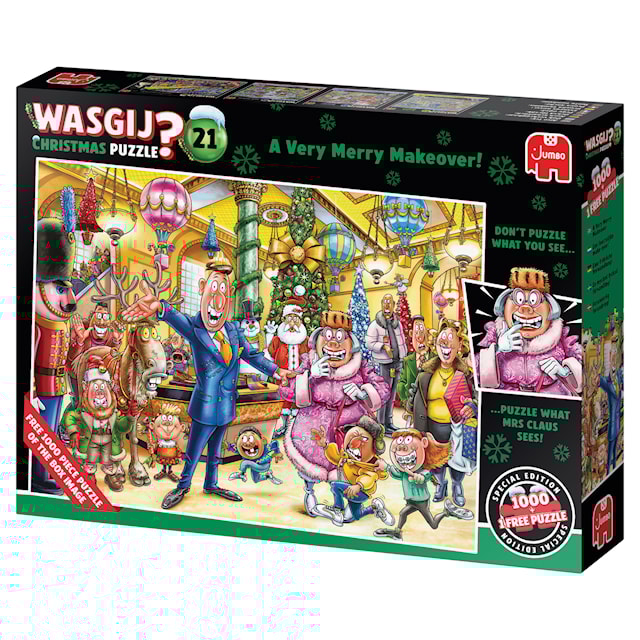 Produktbilde 3 for Wasgij Julepuslespill 21. klasse 2 x 1000 brikker
