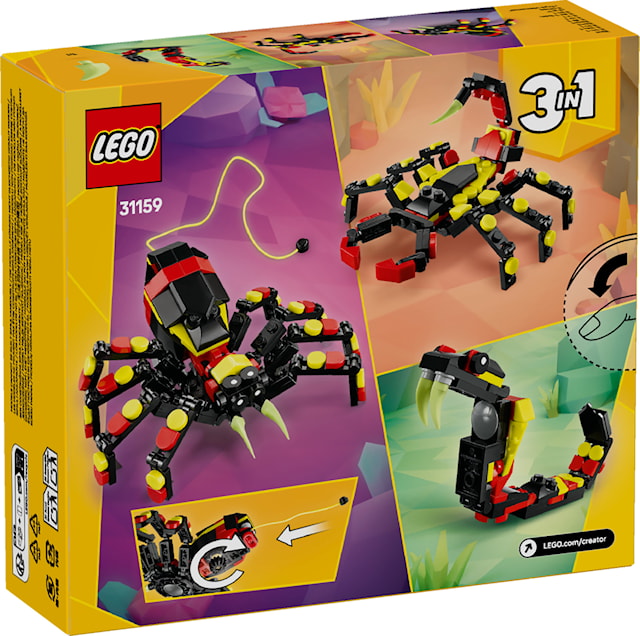 Produktbilde 3 for Ville dyr: Overraskende edderkopp LEGO® Creator (31159)