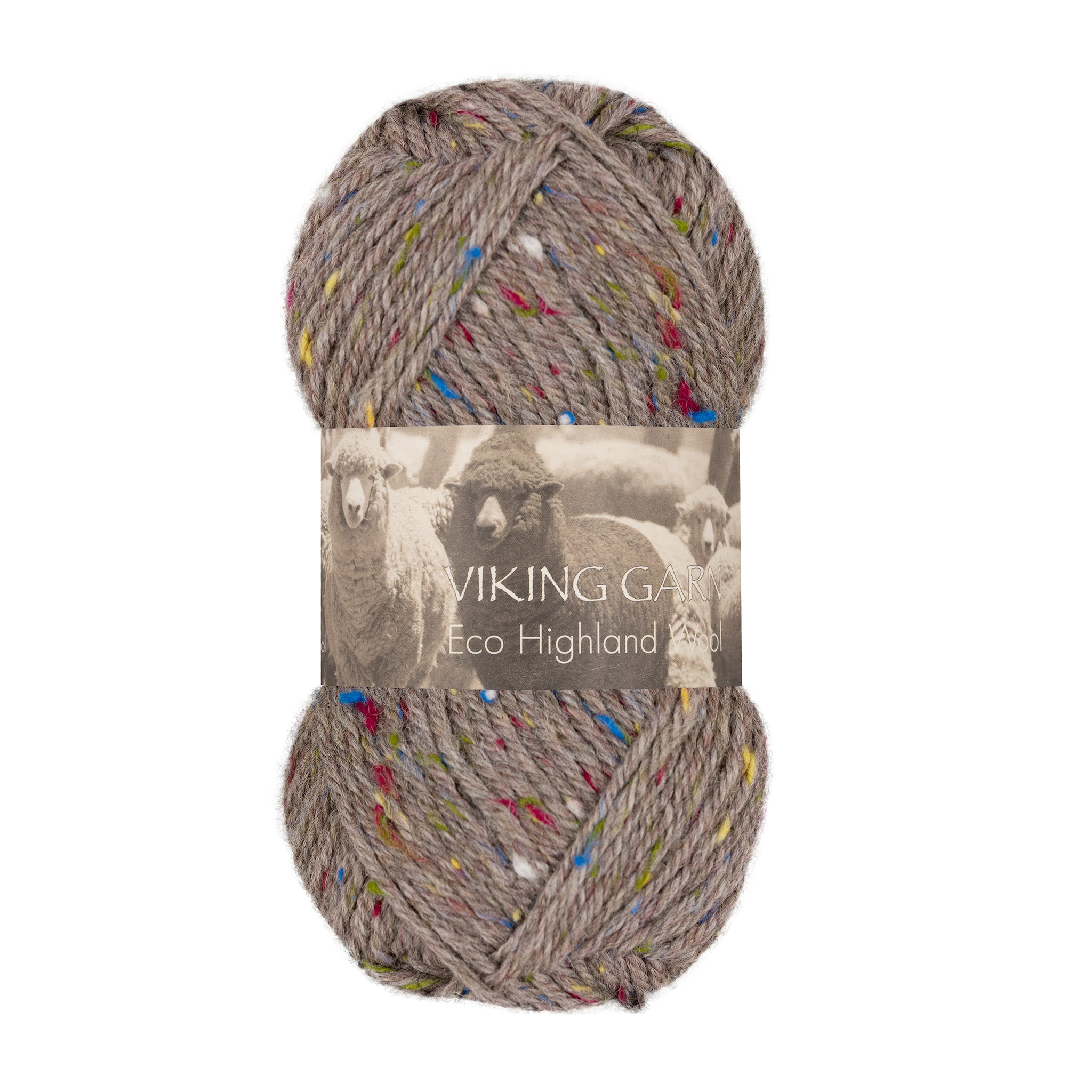 Produktbild för Eco Highland Wool Garn 50 g Viking Garn