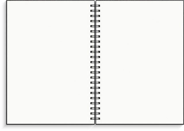 Produktbild 2 för Skissblock A4 konstläder, 50 blad, FSC