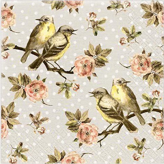Produktbild 1 för Servetter Höstfåglar 20-pack Gullers