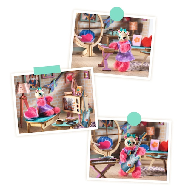 Produktbild 4 för Skapa och Dekorera Miniatyrhus Stella Mi House Djeco