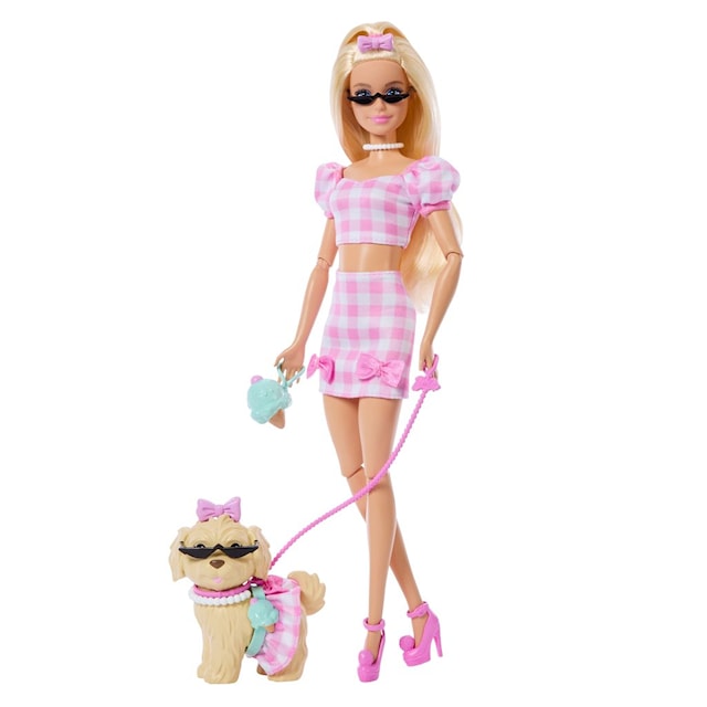 Produktbild 1 för Barbie Twinning Looks Docka och Husdjur Rosa