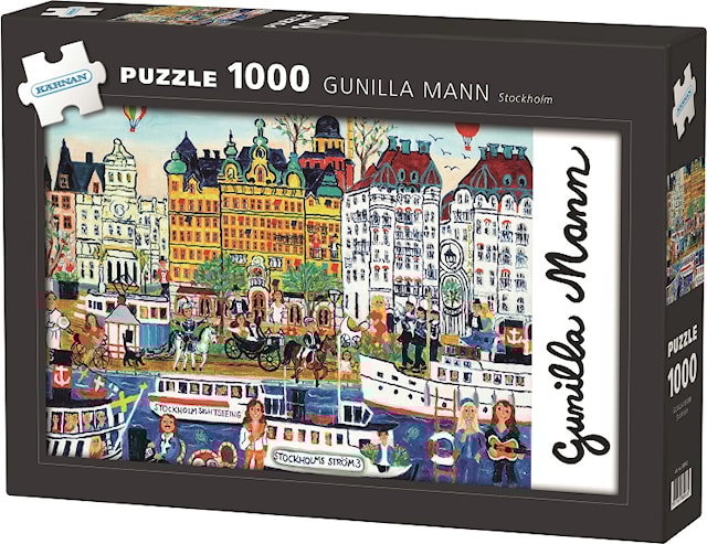 Gunilla Mann Stockholm Pussel 1000 bitar Kärnan