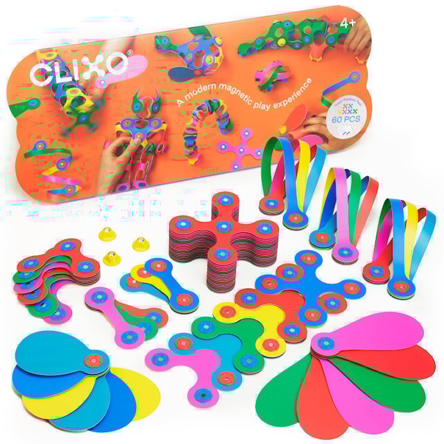 Produktbild 1 för Super Rainbow Pack 60 Delar Clixo