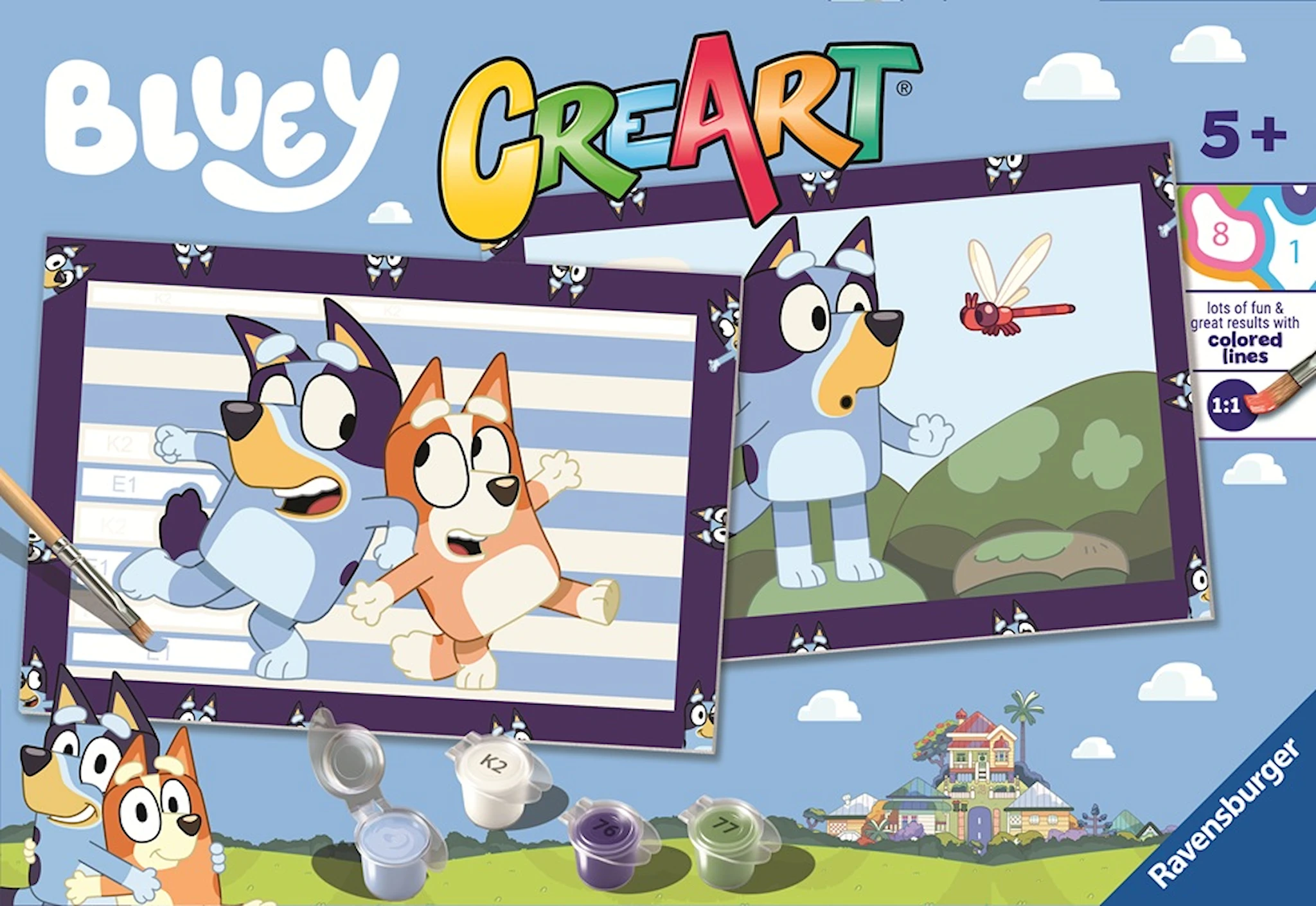Produktbilde for CreArt Bluey Ravensburger