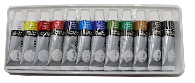 Tuotekuva 3 - Daler-Rowney Öljyvärisetti Aloituspakkaus 16-pack