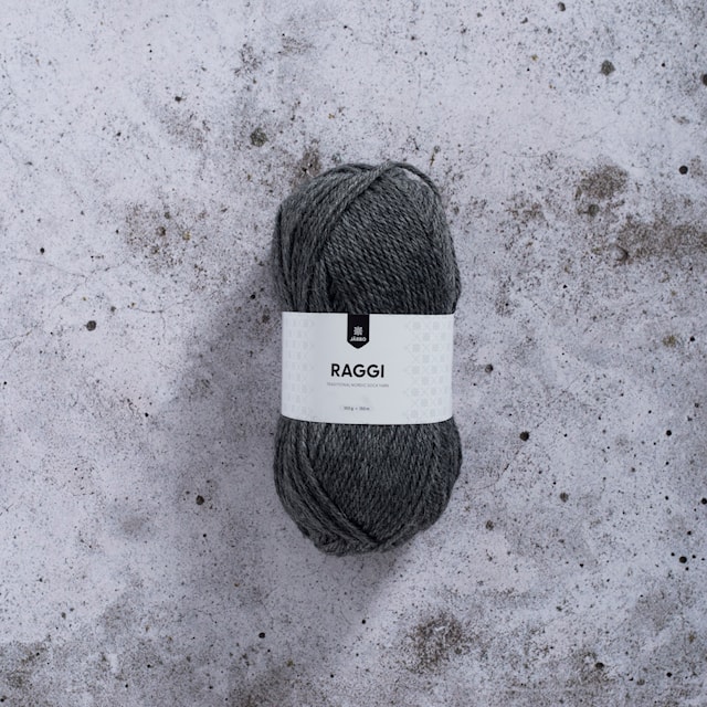 Tuotekuva 1 - Raggi Lanka Villasekoite 100 g Keskiharmaa (15119) Järbo
