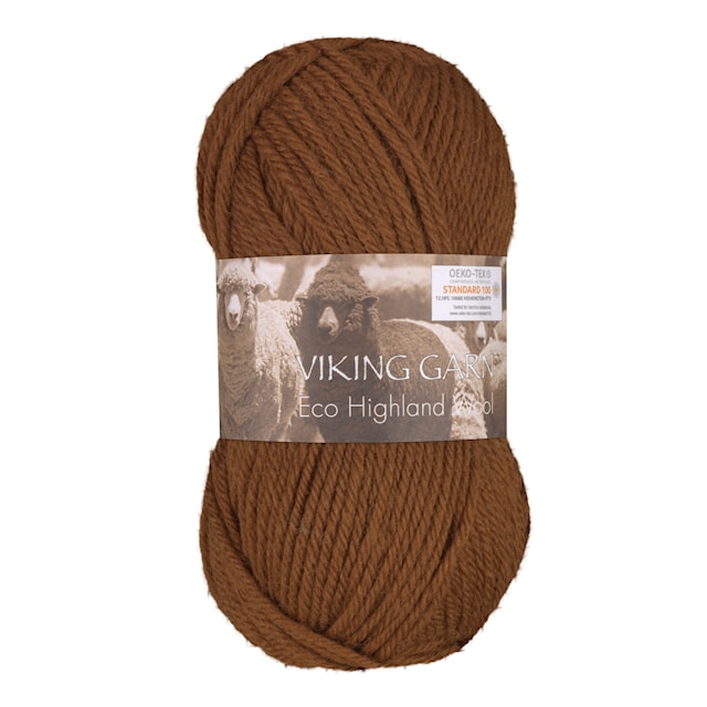 Eco Highland Wool 50 g Kupari 254 Viking Garn
