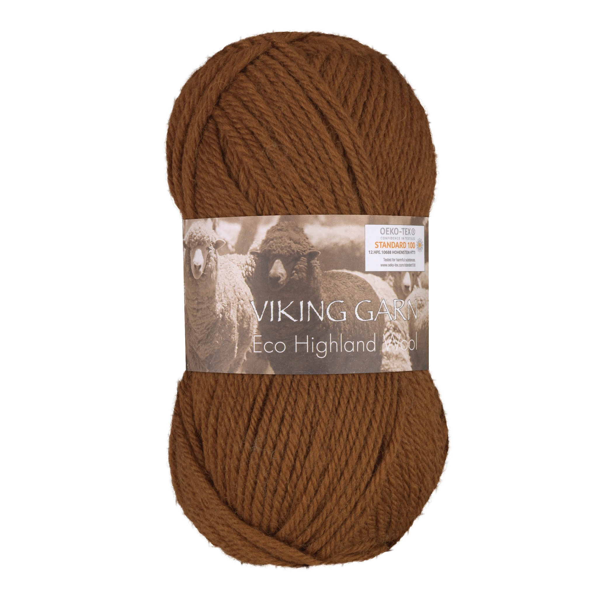 Produktbild för Eco Highland Wool Garn 50 g Viking Garn