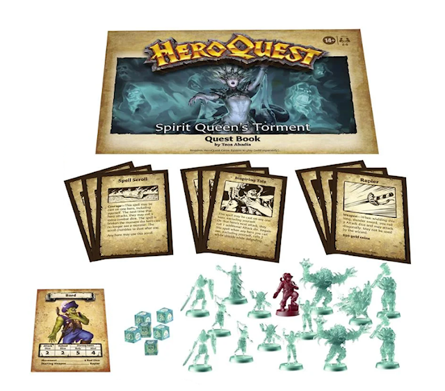 Produktbilde 2 for HeroQuest Spirit Queens Torment Quest-pakke (EN)