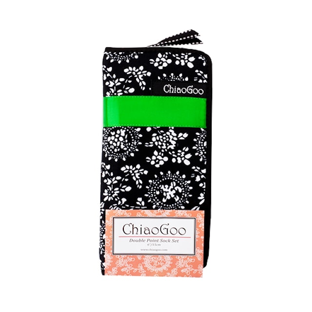 Produktbild 2 för Double Point Sock Set, Bamboo, Patina, 6" (15 cm) ChiaoGoo