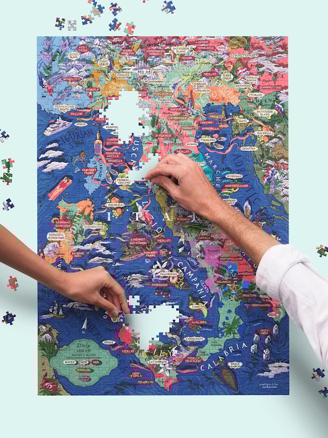 Tuotekuva 4 - Viinipalapeli - Italia 1000 palaa Water and Wines