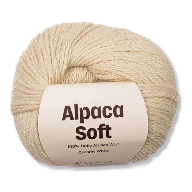 Alpacka Soft 50g Creamy White A264 Adlibris