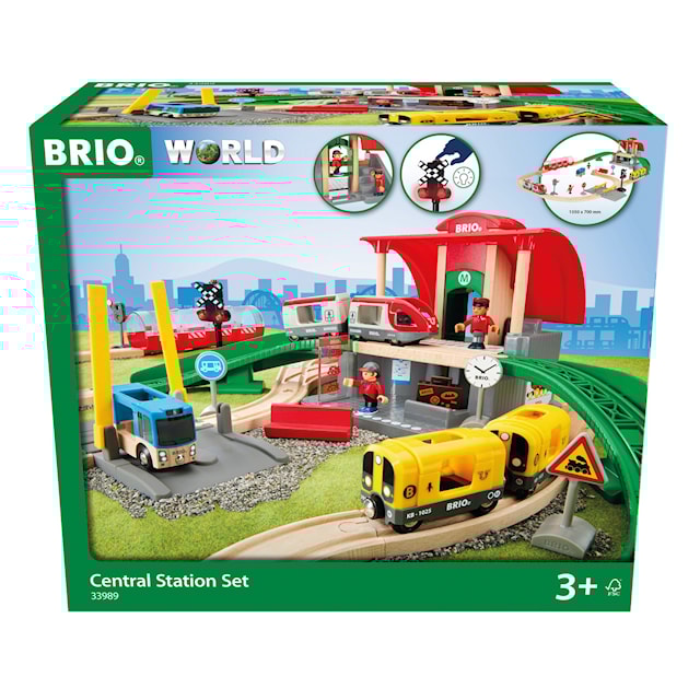 Produktbild 4 för Centralstation Tågbana Set Brio (33989)