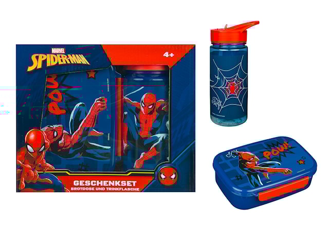 Produktbild 1 för Matlåda och Vattenflaska Set Undercover Spider-Man