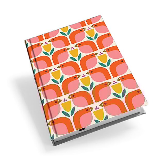 Muistikirja A5 Linnut & Tulppaanit KATE RHEES