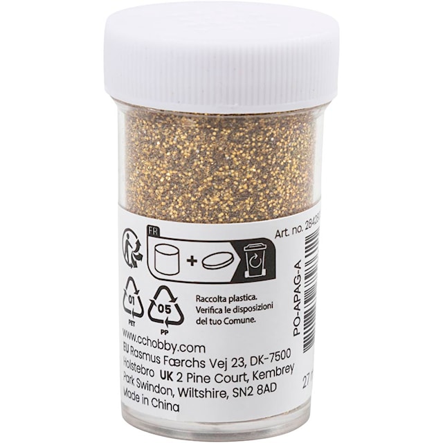 Tuotekuva 3 - Bio kimalle, kulta, 27 ml, 15 g/ 1 tb