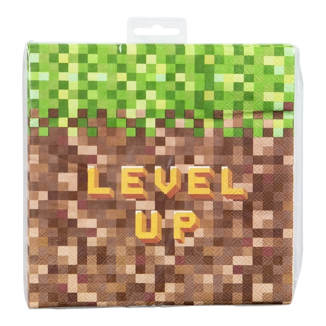 Servetter Pixel Level Up 16-p