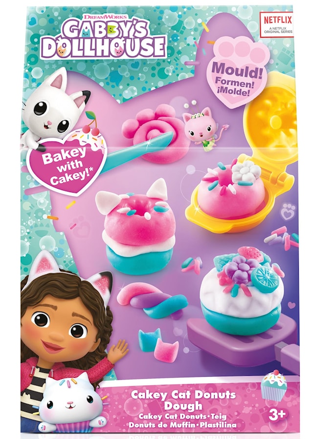 Produktbild 6 för Leklera Modellera Cakey Cat Donuts Kit Gabby's Dollhouse