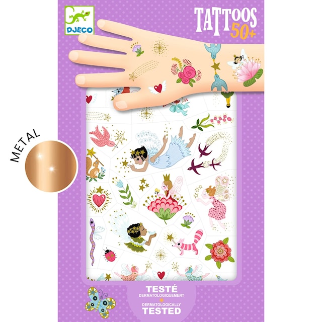 Produktbild 2 för Tatueringar Älvor 50 st Djeco