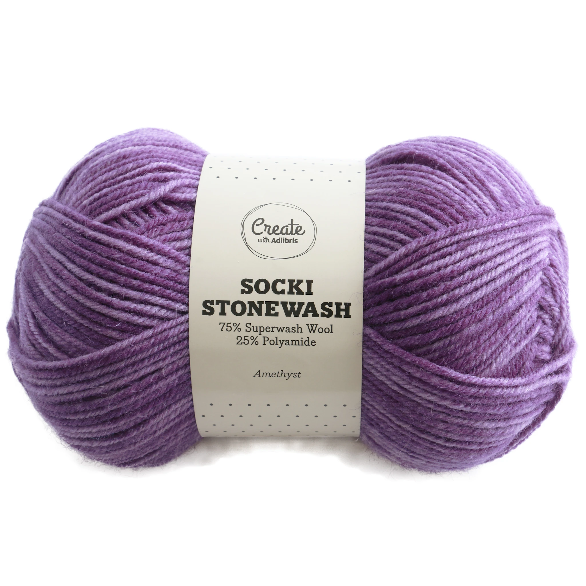 Tuotekuva ille Socki Stonewash lanka 100 g Adlibris