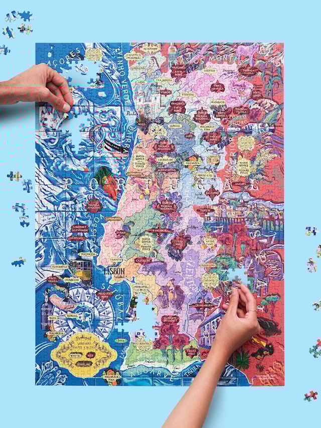 Tuotekuva 5 - Viinipalapeli - Portugali 1000 palaa Water and Wines