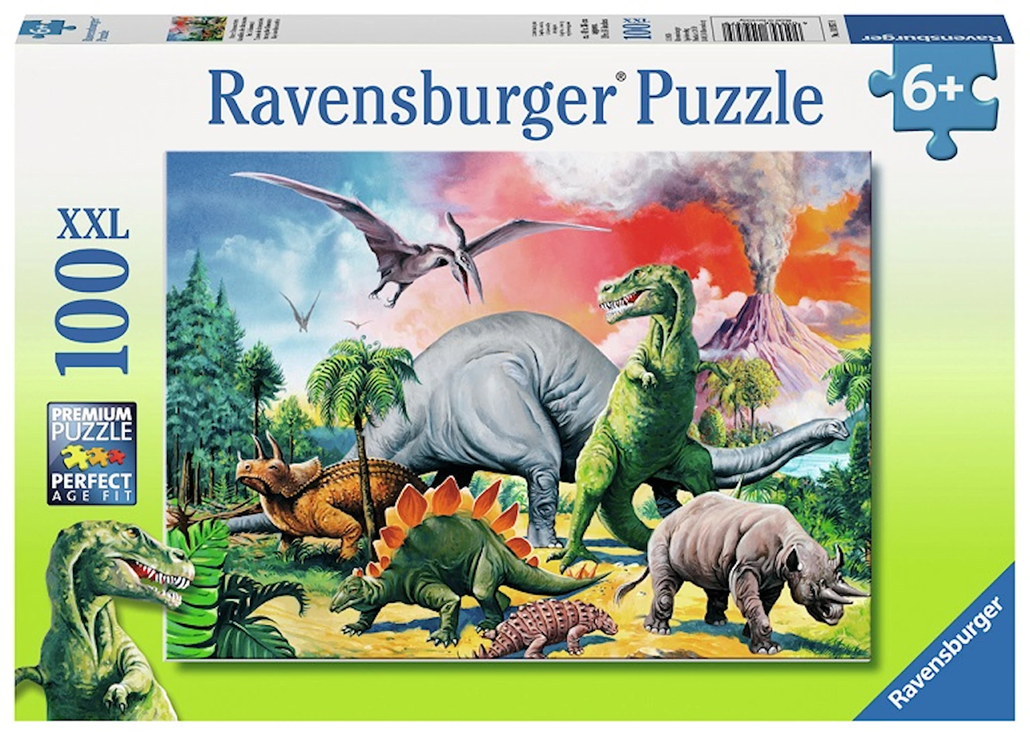 Produktbilde for Dinosaurer Puslespill 100 brikker Ravensburger