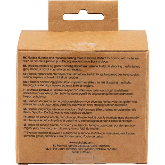 Produktbild 6 för Silikonform för gjutning fyrkantig med bubblor höjd 5 cm Creativ Company