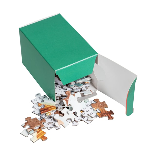 Produktbild 3 för Pusselkalender Jul 1008 bitar, Peliko