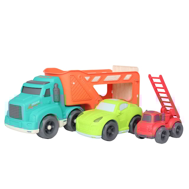 Tuotekuva 3 - Hinausauto 2 Autolla 32 cm Bioplast Suntoy