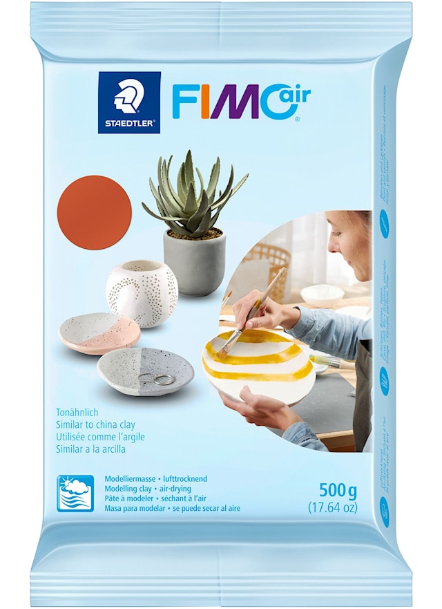 Produktbild 1 för FIMO Air modellera 500g Terrakotta Staedtler