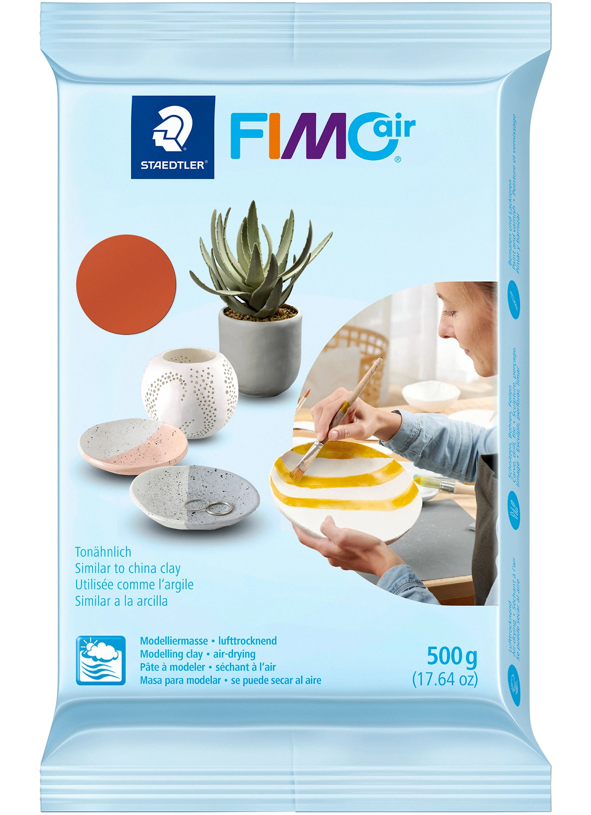 Produktbilde for FIMO Air modelleringsmasse 500g terrakotta Staedtler