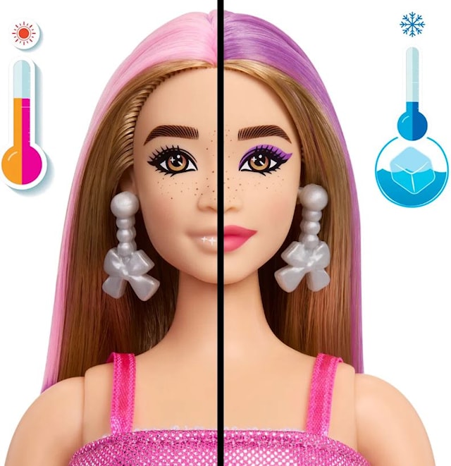 Produktbilde 3 for Barbie Glam Party Unboxed Rosa Motedukke