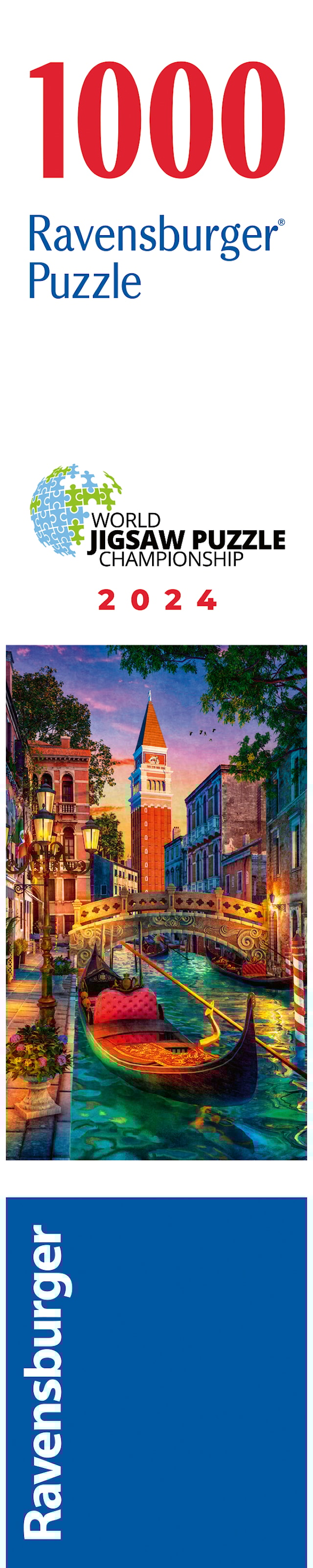 Produktbild 6 för Canal Cruise In Venice Pussel 1000 bitar, Ravensburger