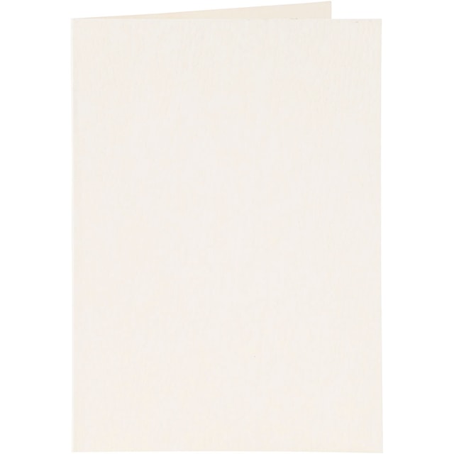 Tuotekuva 2 - Korttipohja-/kirjekuoripakkaus, kortin koko 10,5x15 cm, kirjekuoren koko 11,5x16,5 cm, 110+230 g, luonnonvalkonen, 6 set/ 1 pkt