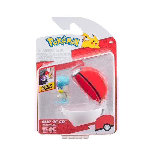 Produktbild 6 för Pokemon Clip N Go Quaxly With Poke Ball