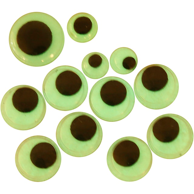 Produktbild 1 för Rullögon Glow in the dark 8+10+14 mm 30-pack