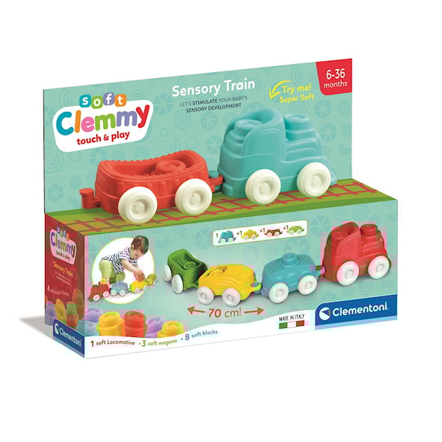 Produktbilde 1 for Soft Clemmy Sensory Train Clementoni