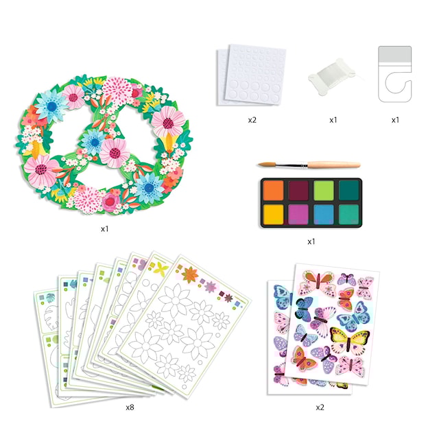 Produktbilde 3 for DIY Kit Mobile Floral Spring Djeco