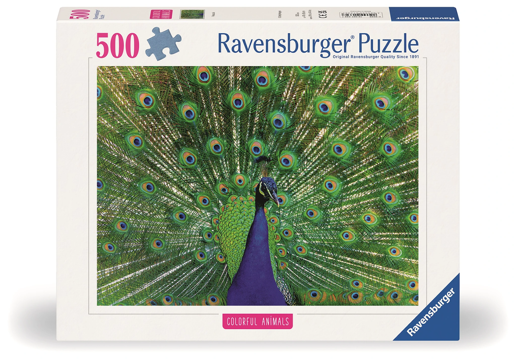 Produktbilde for Peacock 500p Ravensburger