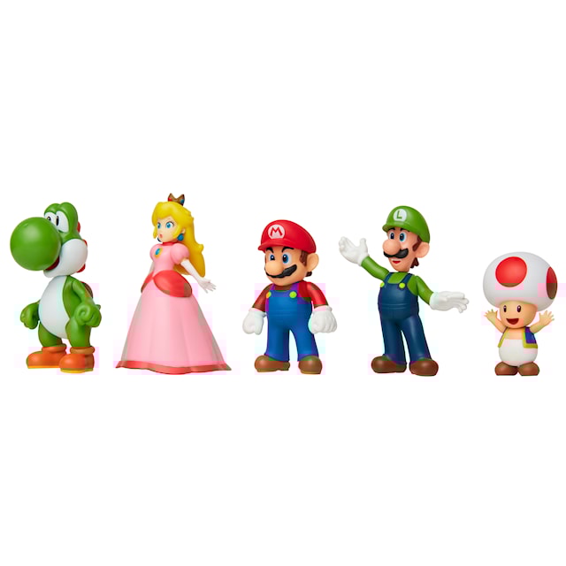 Produktbilde 3 for Super Mario Limited Articulation Figures 5-Pack Mario med venner