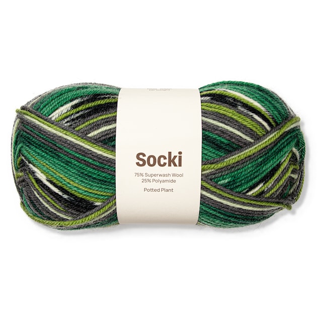 Produktbild 1 för Socki Garn Ullmix 100g Potted Plant B035 Adlibris