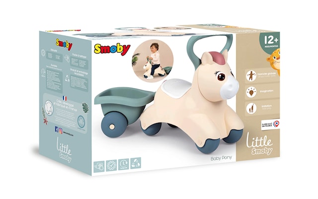 Produktbild 3 för Lära-Gå-Bil Baby Pony Little Smoby