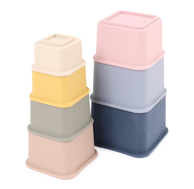 Stapeltorn i Silikon 7 Delar Carlo Baby